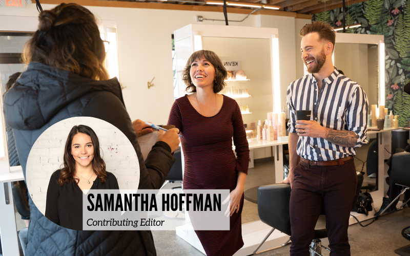 Samantha Hoffman, contributing editor for Aveda Institute Portland blogs interviewed the owners of portland salon harris harper