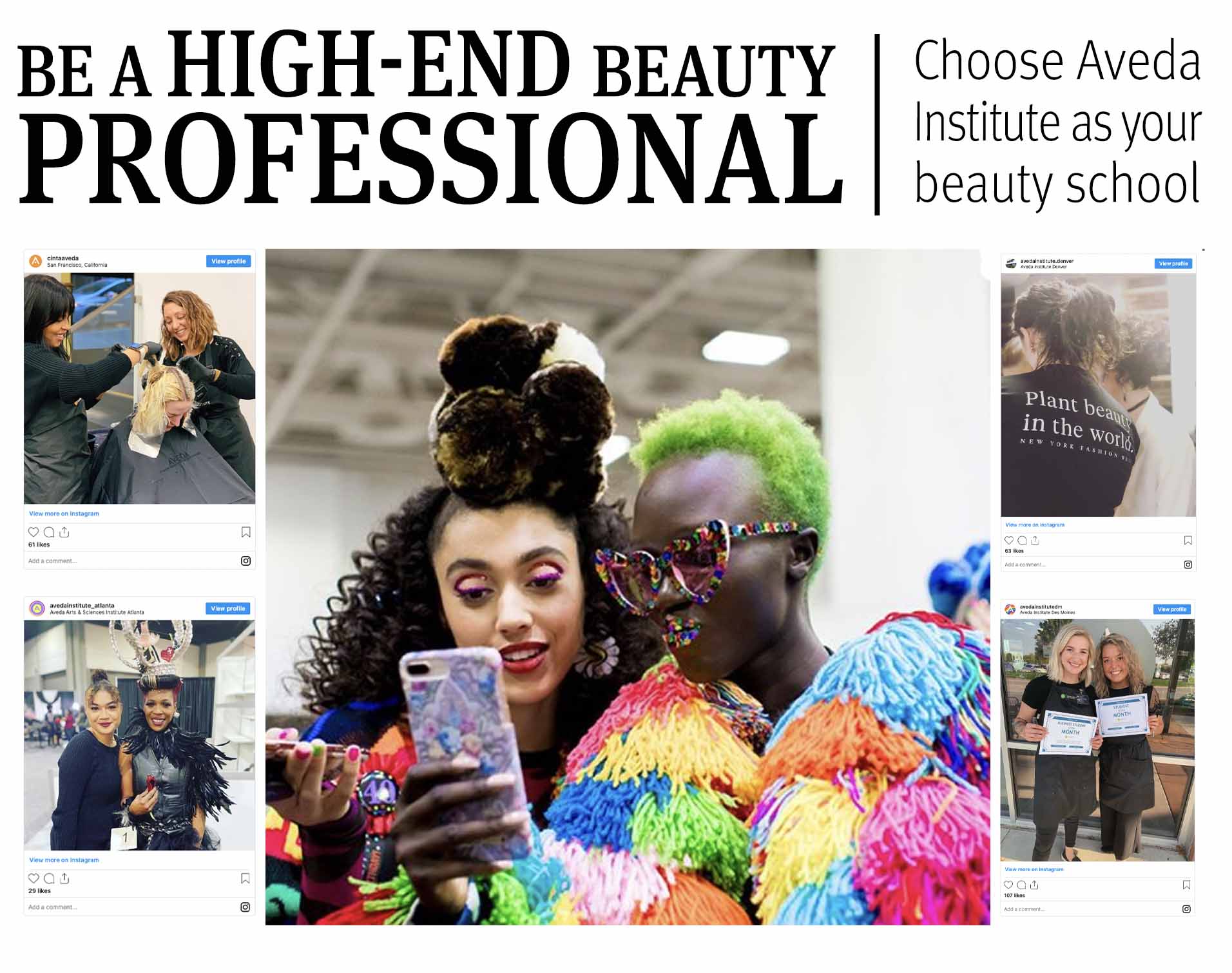 Image of Aveda Students at school