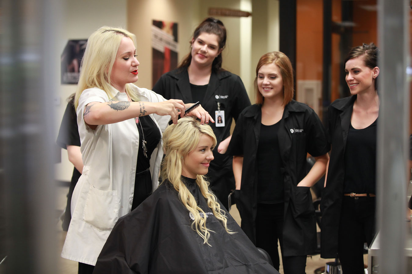 Instructors at the Aveda Institute Portland