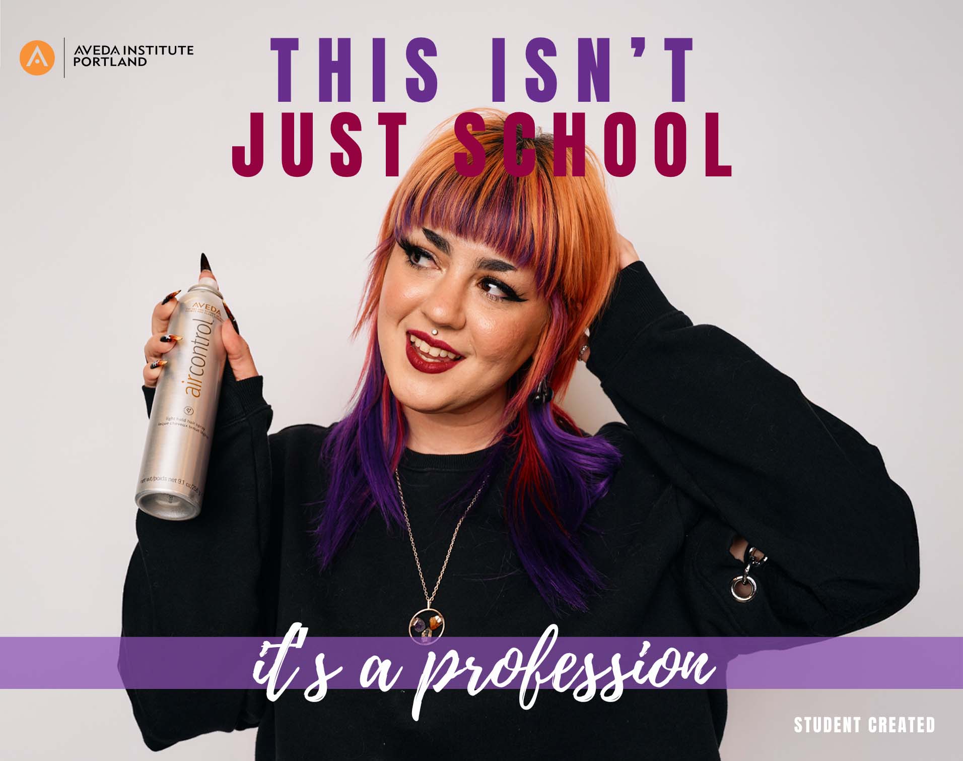 Your Aveda Journey starts here – as a student at Aveda Institute Portland