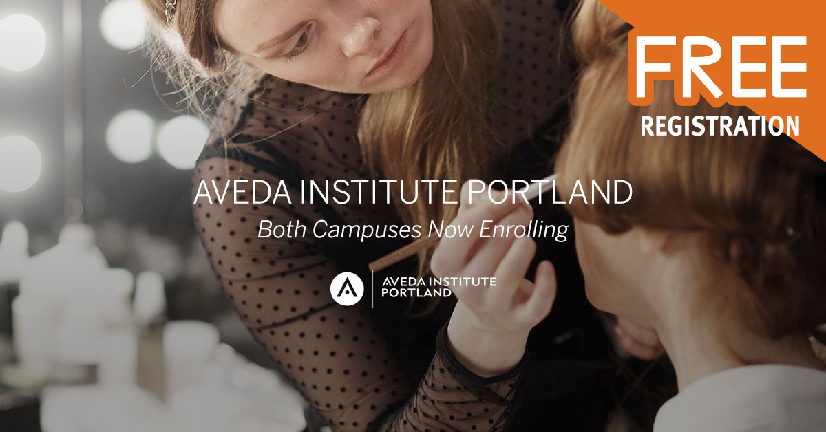 Enroll at Aveda Institute Portland in May and get free registration