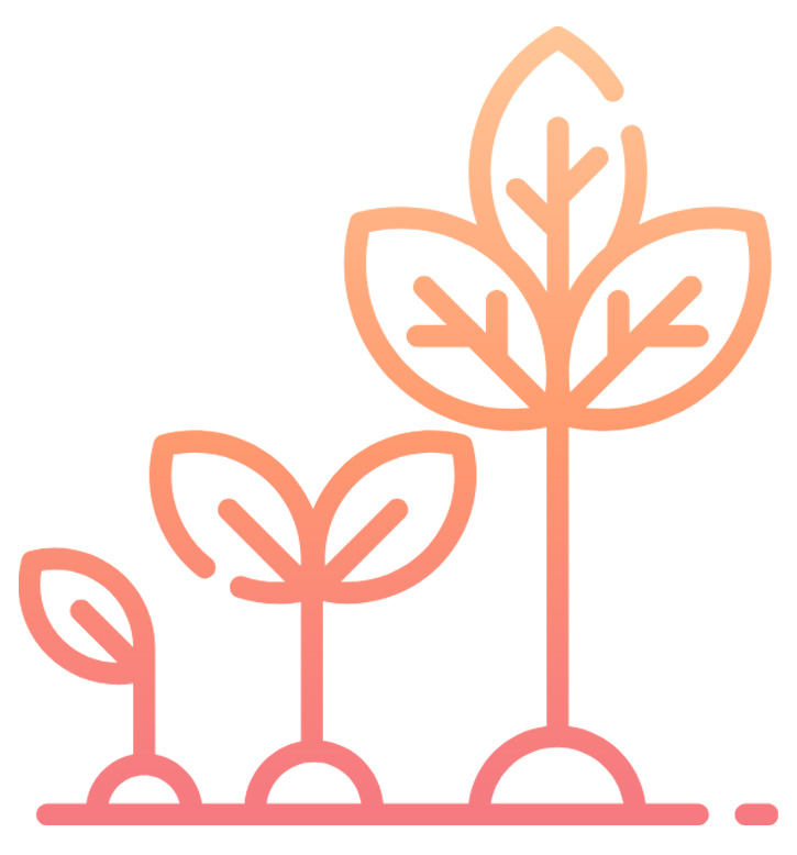 growth icon as you make your next steps to learn at aveda institute portland