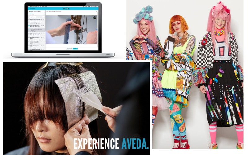 Image of student photoshoots showing why our school and what we do at aveda institute portland