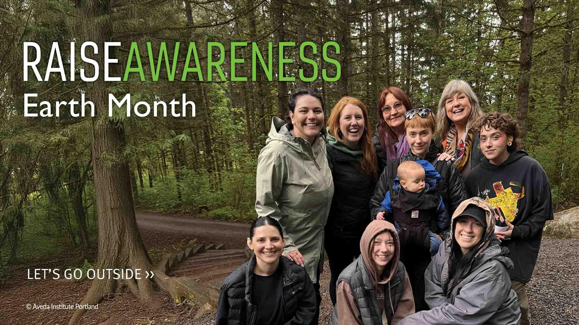 Raise awareness for Earth Month with Aveda Institute Portland