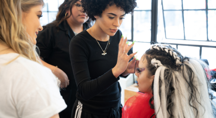 Image of students at aveda institute portland