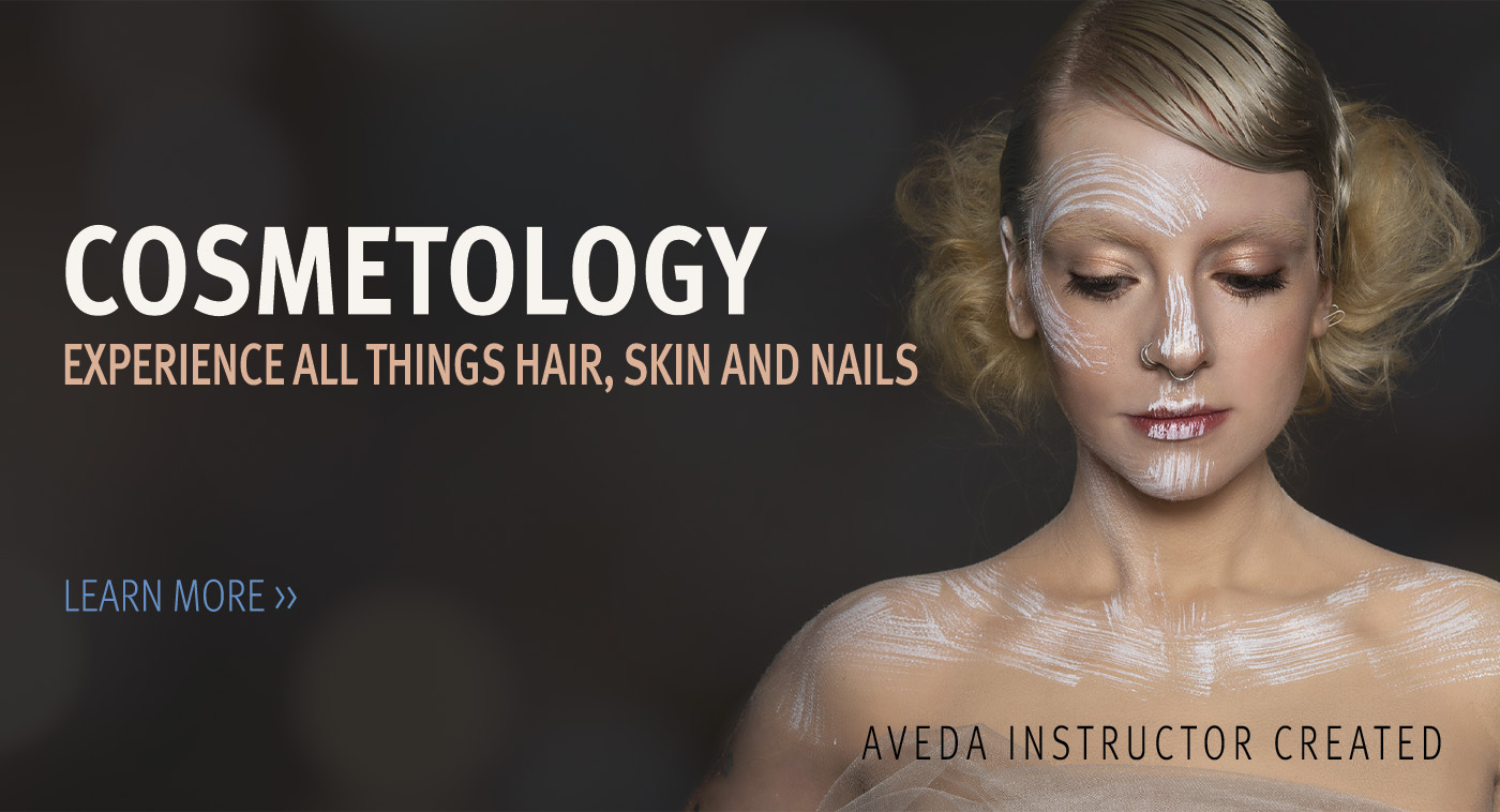 Image of an Aveda Instructor Photoshoot on a black bokeh background